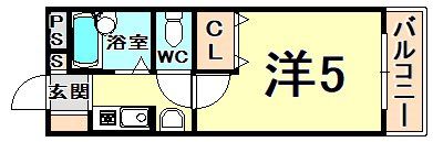ステラハウス4-500の間取り画像