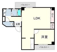 ハイツタケシの間取り画像