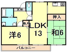 ヴァリオーゾ日野の間取り画像