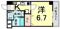 LUXE尼崎WESTの間取り画像