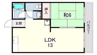 呉川町ハイツの間取り画像