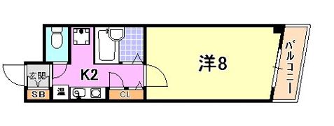 JUN中山手の間取り画像