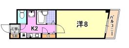 JUN中山手の間取り画像