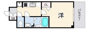 エステムコート神戸グランスタイルの間取り画像