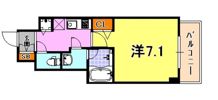アスヴェル神戸ハーバーサイドの間取り画像