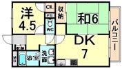 エスポワール野間IIIの間取り画像