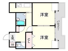 メゾン大和7号館の間取り画像
