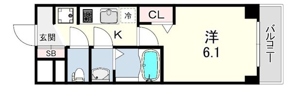 ファステート神戸サルビアの間取り画像