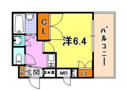 カーサ神戸下山手の間取り画像