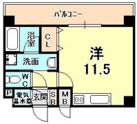 西宮アネックスの間取り画像