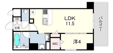 オリーブ西宮北口の間取り画像