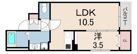 フリオ西宮の間取り画像
