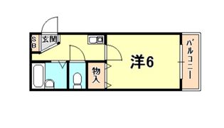 プレステージフジ西宮壱番館の間取り画像