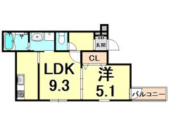 フジパレス西宮津門2番館の間取り画像