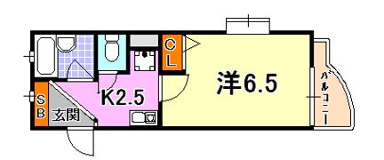 エスリード三宮フラワーロードの間取り画像
