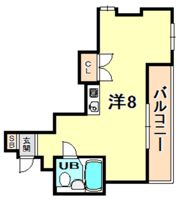 キューブ甲子園口の間取り画像