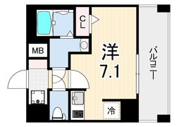 ファステート神戸サルビアの間取り画像