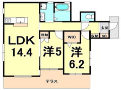 メゾングレープの間取り画像