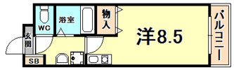 ハピネス大屋町の間取り画像