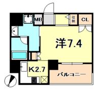 リーガル神戸三宮山手の間取り画像