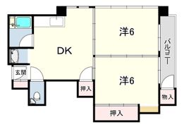 新光マンションの間取り画像