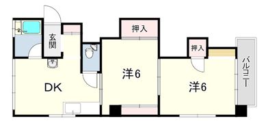 新光マンションの間取り画像