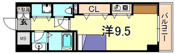 フレックス芦屋の間取り画像