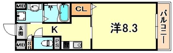 リブェール天城の間取り画像