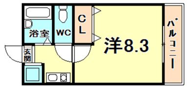 ピュア河原の間取り画像