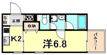 ディア西宮ステーションフロントの間取り画像