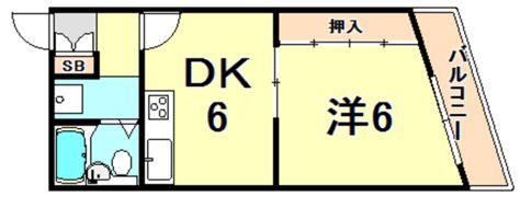 グランディア花隈駅前の間取り画像