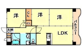 サンプラザ本山南の間取り画像