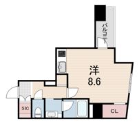 ユリシス新神戸の間取り画像