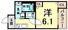フジパレス東中道公園前の間取り画像