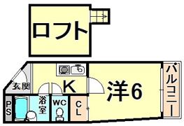 ドリームコート伊丹の間取り画像