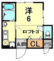 六甲アパートメントの間取り画像