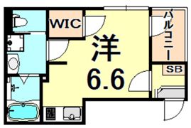ハーモニーテラス鳴尾町の間取り画像