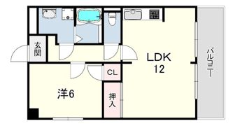 パレス東の間取り画像