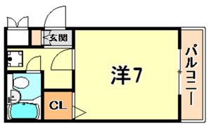 ドムールコスモス魚崎南の間取り画像
