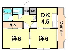 アムール曙の間取り画像