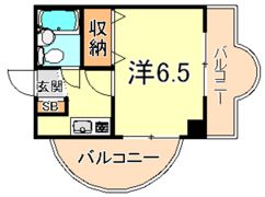 レジデンス石屋川の間取り画像