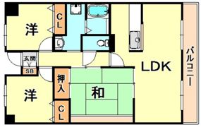 ベレッツァ芦屋Iの間取り画像