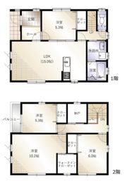 フジパレス戸建賃貸瑞原一丁目の間取り画像