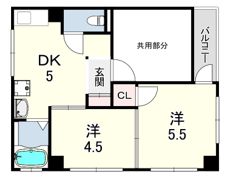 前田マンションの間取り画像