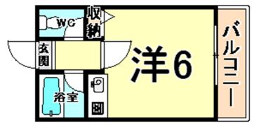 プチハウス仁川の間取り画像