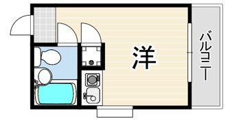 甲子園口ハイムの間取り画像