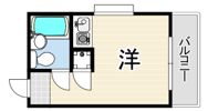 甲子園口ハイムの間取り画像