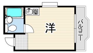 甲子園口ハイムの間取り画像