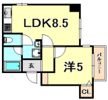 シャトー北野の間取り画像
