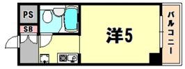 ライオンズマンション三宮の間取り画像